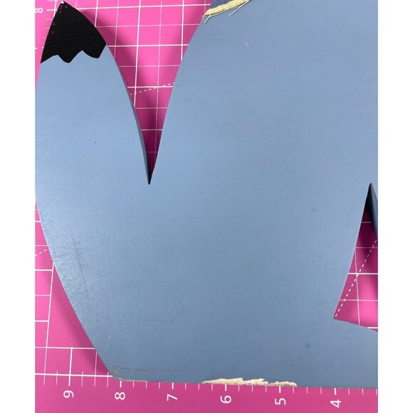 Vintage Handmade Southwestern Folk Art Howling Coyote Cactus Set Wood Décor 80's - Picture 11 of 16